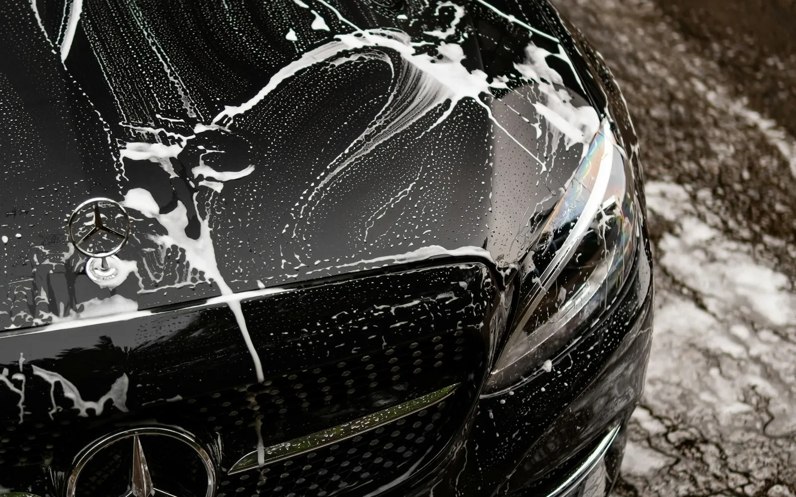 Foam wash detailing process