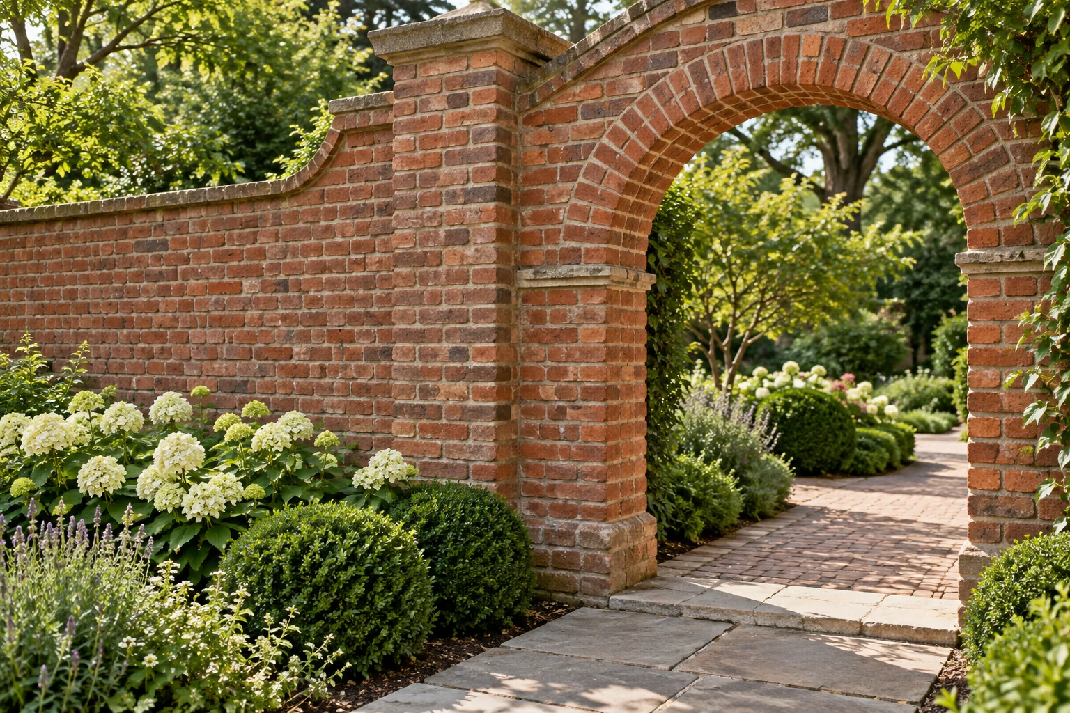 An entrance with character, illustrative masonry concept